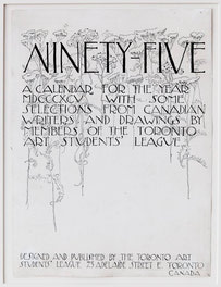 Title-page for the Toronto Art Students' League 1895 Calendar