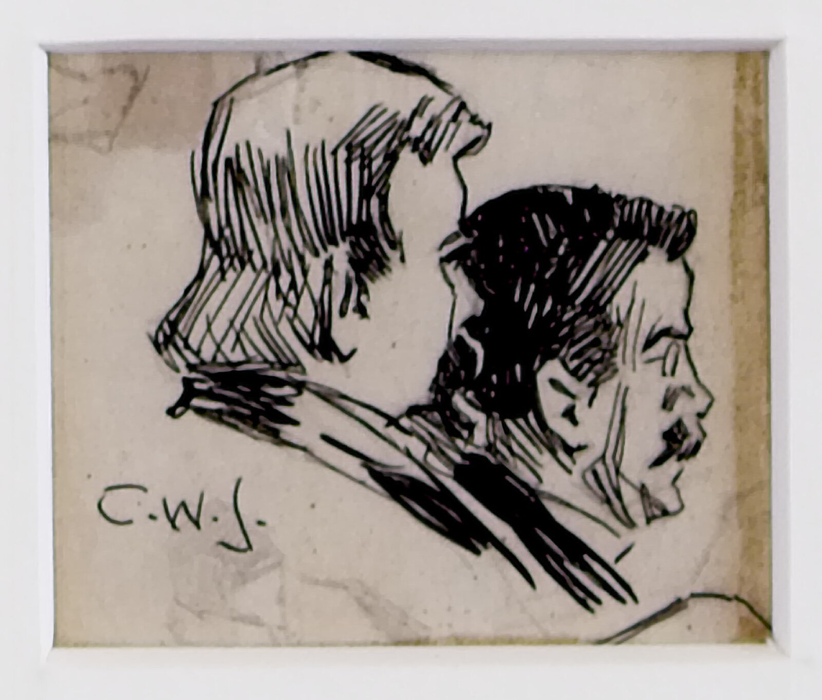 Two Men Faces
