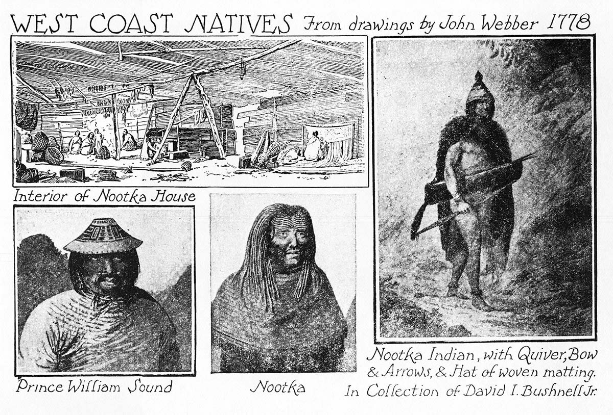 West Coast Natives, From Drawings by John Webber