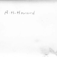 A.H. Howard (verso)