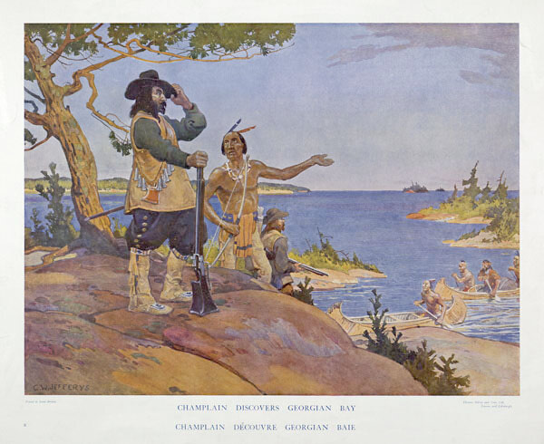 Champlain on Georgian Bay (Watercolour)