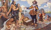 Champlain Trading with the Indians