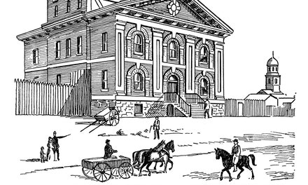 Court House and Jail, Toronto, 1840