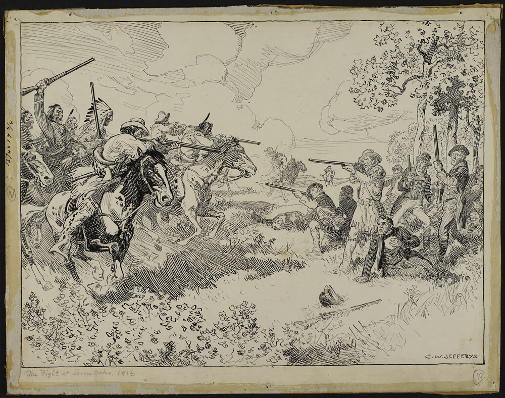 The Fight at Seven Oaks, 1816