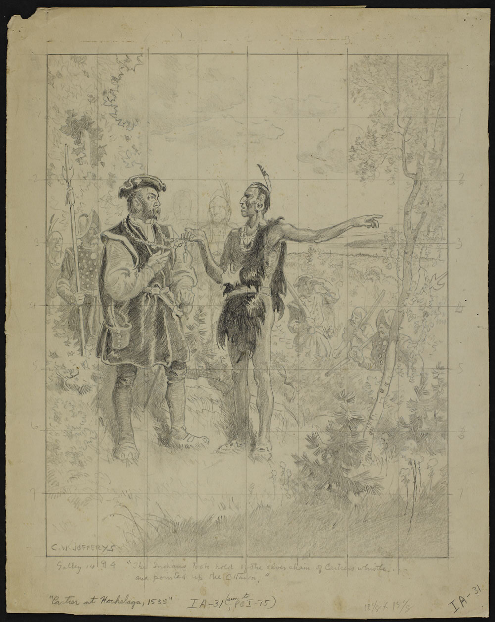  The Indians took hold of the silver chain of Cartier's whistle and pointed up the Ottawa.