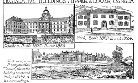 Legislative Buildings, Upper and Lower Canada