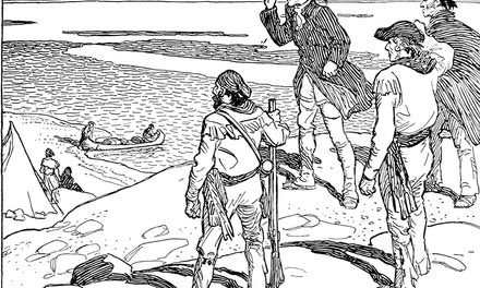 Mackenzie at the Arctic, 1789