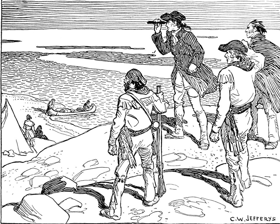 Mackenzie at the Arctic, 1789