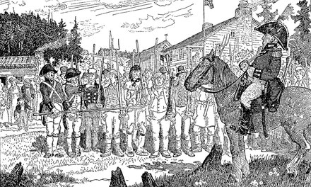 Militia Training on the King's Birthday