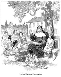 Mother Marie Teaching Indian Children