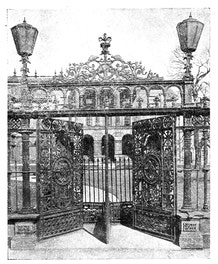 Ornamental Ironwork, Gateway of Osgoode Hall