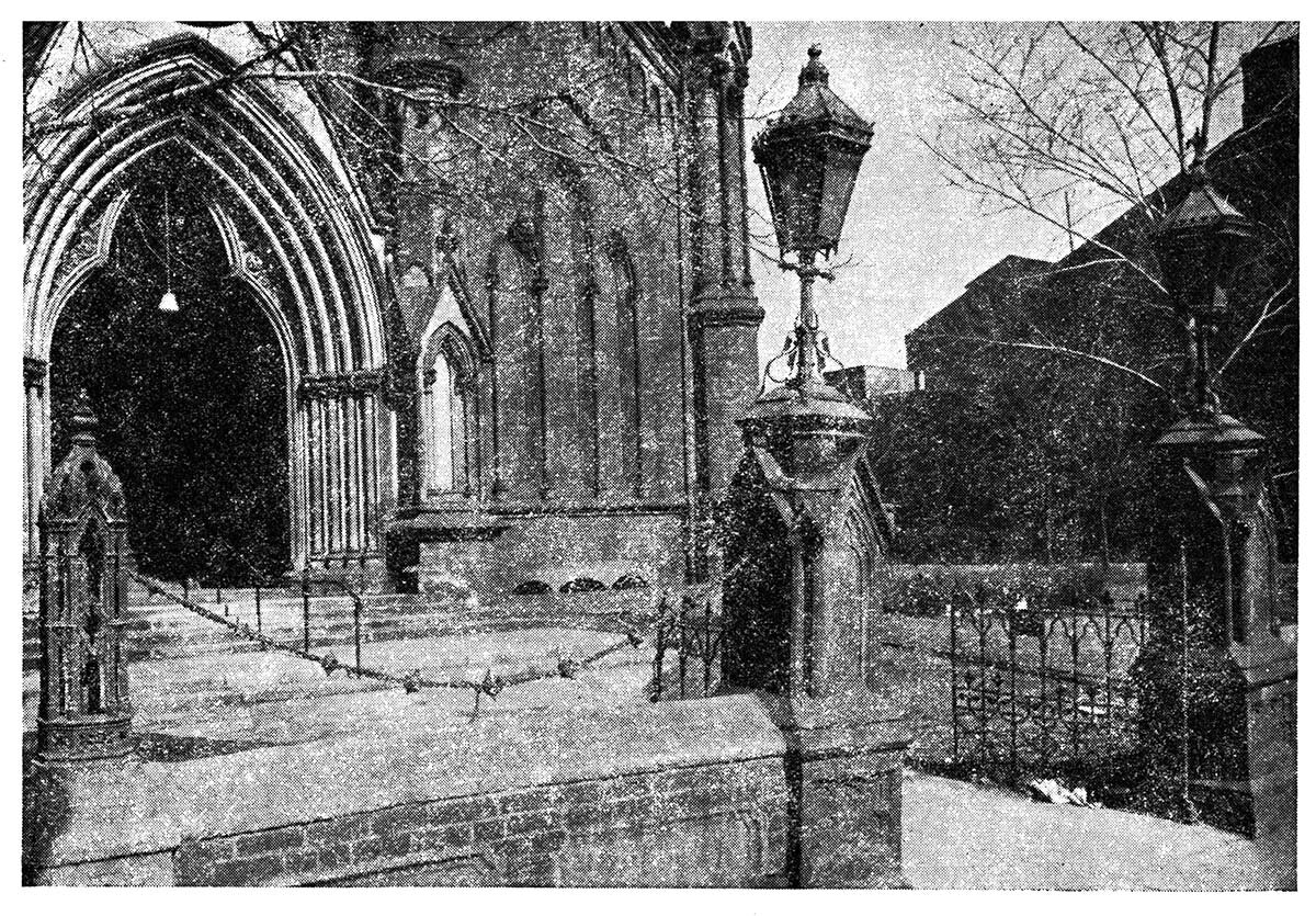 Ornamental Ironwork, Gateway of St. James' Cathedral, Toronto