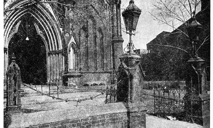 Ornamental Ironwork, Gateway of St. James' Cathedral, Toronto