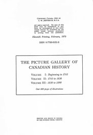 The Picture Gallery of Canadian History Vol. 2 (Edition Notice)